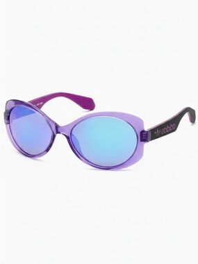 Adidas Originals Sunglasses 100% UV Protection Butterfly Shape Mirrored Lilac